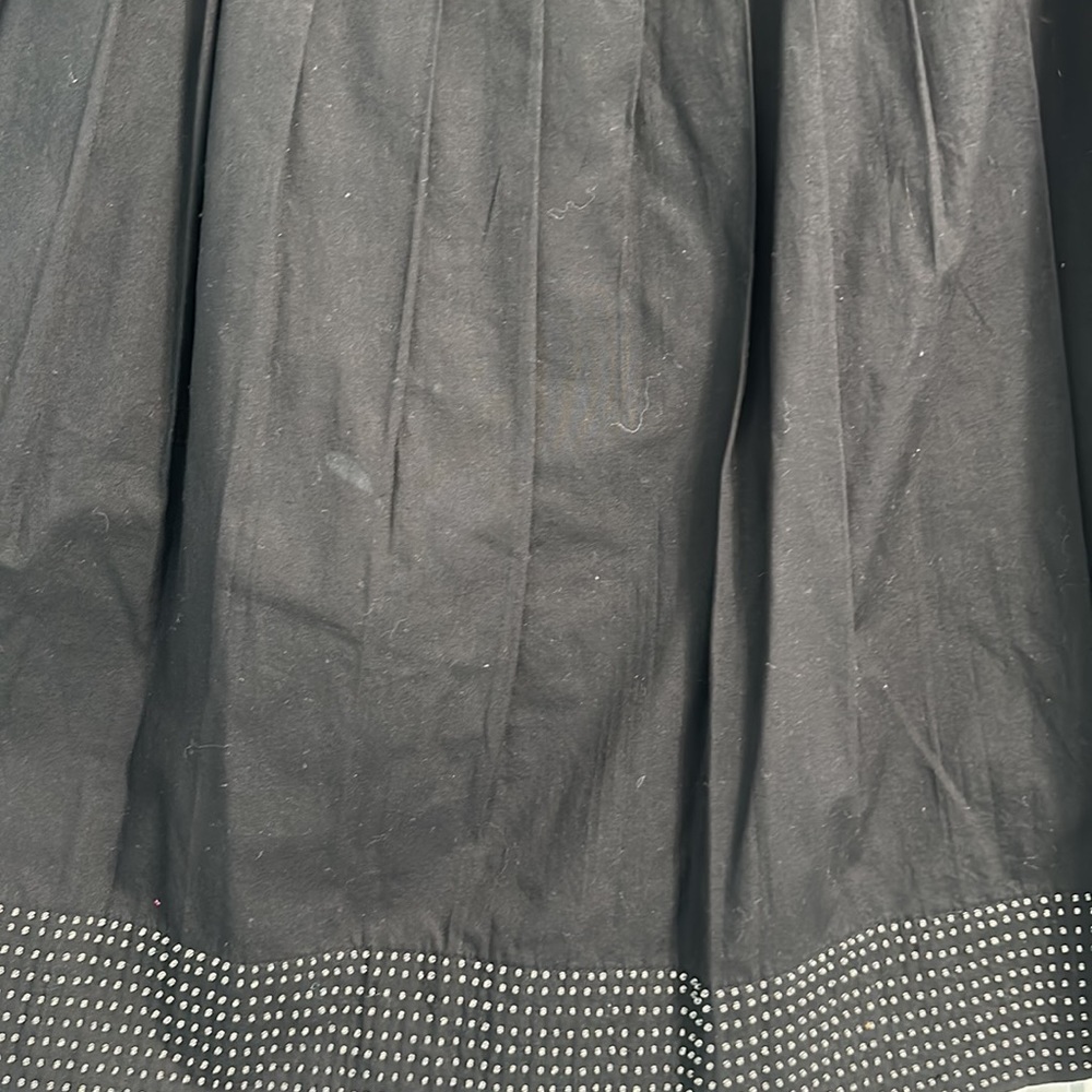 Talbots - Embellished Skirt - Pleated - Size 10 - Black - Clear beads - - Picture 3 of 15